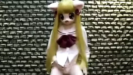 Kigurumi Mastürbasyon ona çük