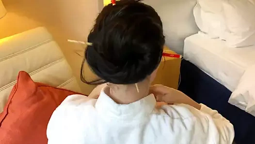 Duştan çıkıyorum.