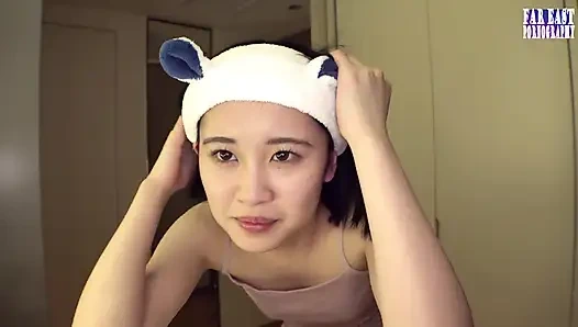 Tatlı gözlüklü tatlılar tembel bir günde sonsuz gulp mutluluk içinde sıcak damlaların tadını çıkarıyor -bölüm 3