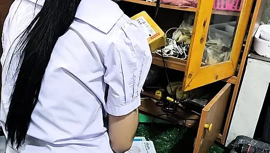 Bakış açısı Taylandlı öğrenci nong cherry (sahne arkası)