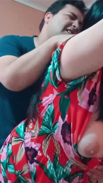 Mutfakta Üvey Anne - Üvey Oğlum Kendini Tutamıyor