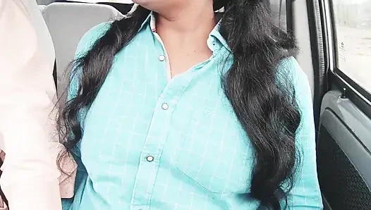 Üvey baba arabada seks Telugu edepsizce konuşuyor