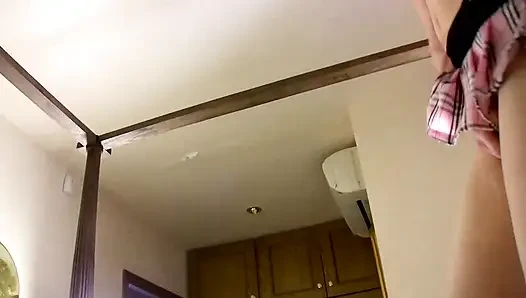 Yatak odasında amcık parmaklıyor