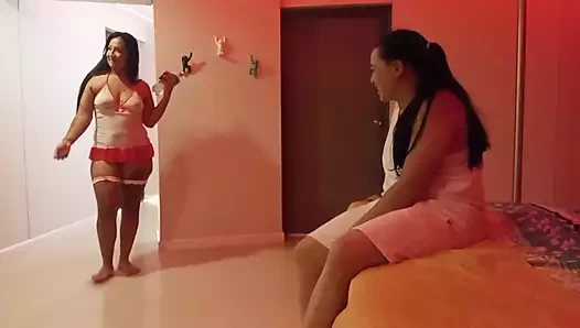 I hire a striptease to do a show for me