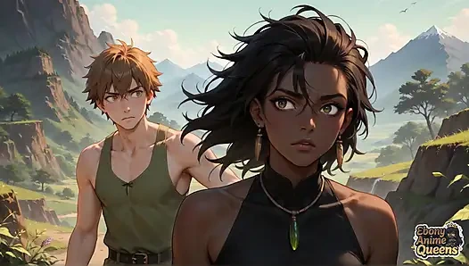 Zenci tanrıça açık havada sakso çekiyor! Çıplak, sürtük, seksi ve ateşli!