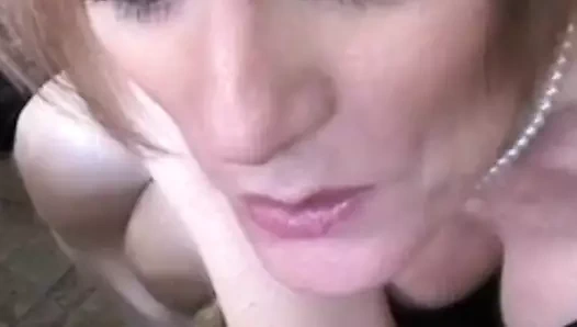 Olgun bayan döl yutma