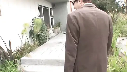 2 kızla sikişen edepsiz yaşlı bir adamın büyük yarağı