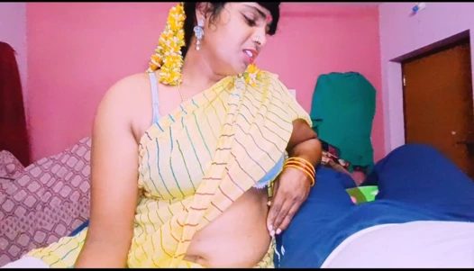 Hintli yenge, mutsuz kocası, kayınbiraderi yardım istedi. Telugu sert sikişiyor edepsizce konuşuyor.