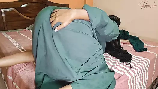 Hot Beautiful Young Hijab MILF Doggystyle Sex.