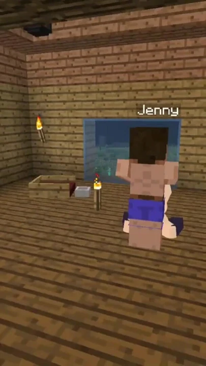 Minecraft The Jenny Mod Jenny'i amından sikiyor ve sakso çekiyor | Klip 1