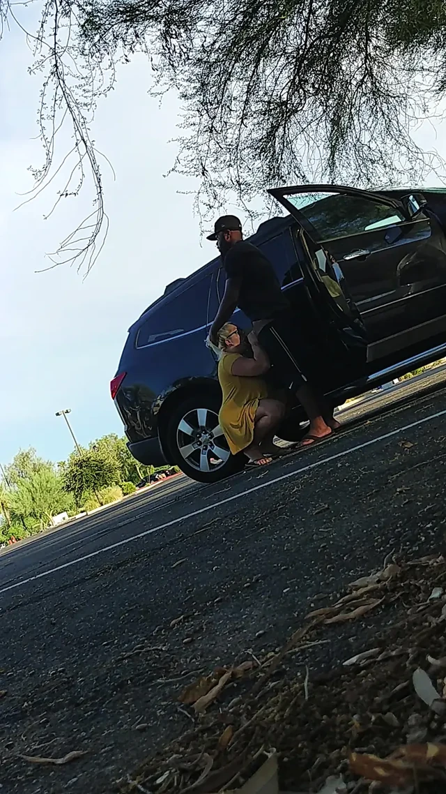 We got to the store before it opened, soo...