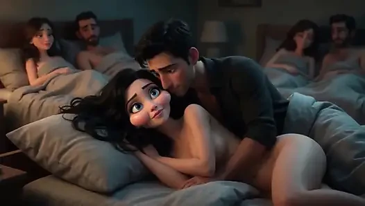 Beni, Ai tarafından ortaya çıkan bir swinger kulübünde vahşi bir gece macerasında engellerini kaybeder