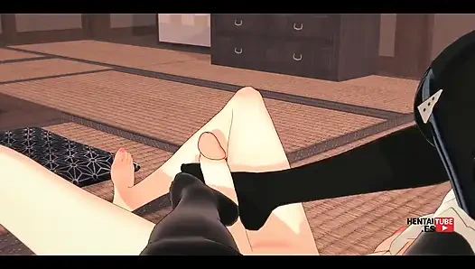 Kikoru'nun vahşi yolculuğu: mina ashiro'nun futanari ayakla mastürbasyonu ve kaiju n8 hentai'de sikiş - Asyalı Japon manga anime hentai 3 boyutlu porno