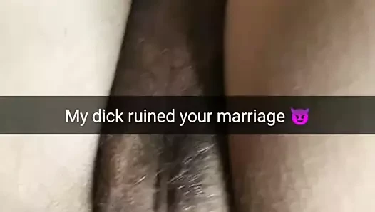 Benim küçük şişman aletim karını amını ve evliliğini mahvediyor