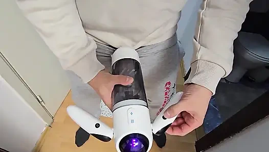 Pucking My Dick Masturbator While Watching in Secret My Stepsister Fingering Her Pussy