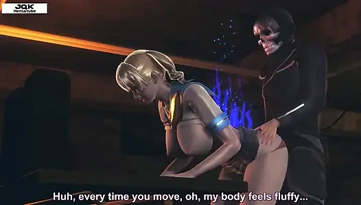 Ghost Rider ve şehvetli öğrenci. Hentai 10