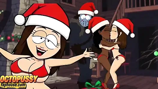 Crystal Lake Kampı'nda Sürtüklerle Seks Partisi. Karikatür