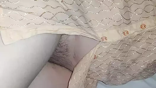 When I came to my stepmother's room, her pussy was wet.