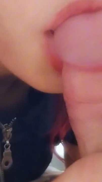 My little stepsister is learning to give blowjobs on my cock. | Clip 1