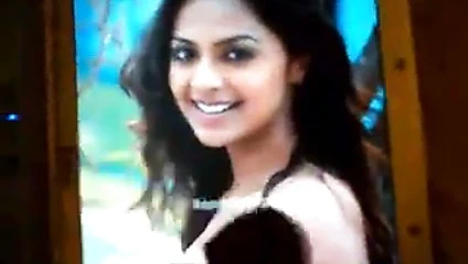 Cum üzerinde resimler- hint aktris kremalı