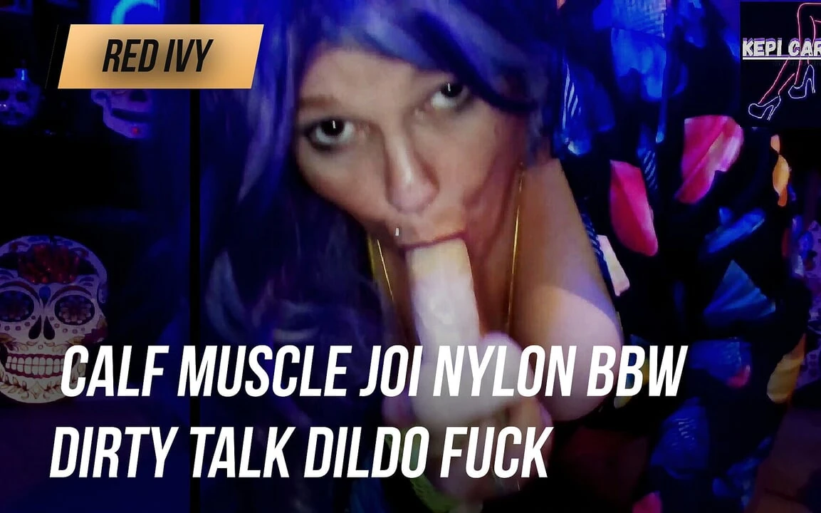 Lægmuskel JOI nylon BBW beskidt snak dildo kneppe