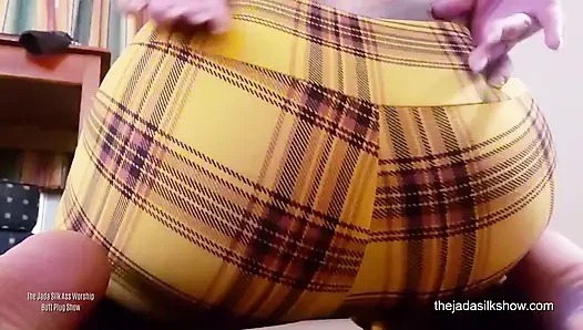 Jada silk göte tapınma göt tıkacı gösterisi