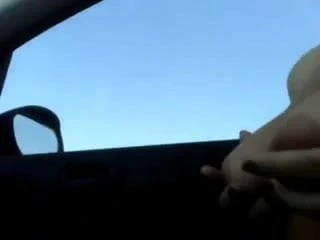 Arabada sergi. olgun sürtük gösteriş