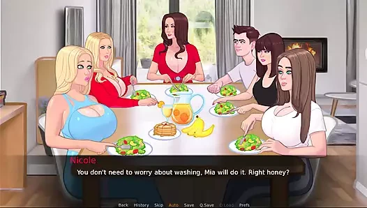 Şehvet mirası #4 - Chris ve bayanlar sabahı birlikte geçiriyorlar ... Chris Sasha'nın yaptığı ve mastürbasyon yaptığı videoları izledi