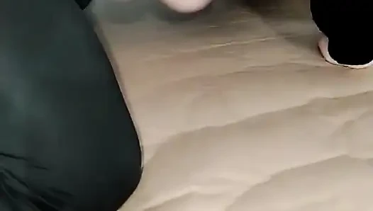 Külotsuz şeffaf taytlı üvey anne.