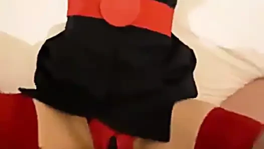 Çinli hostes becerdin