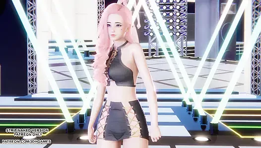 mmd iki kez - seraphine kpop dance league of legends hentai sansürsüz 4k 60 fps