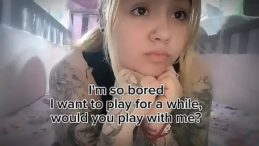 Kız daha fazla dayanamıyor