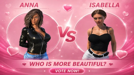 Anna vs Isabella . Who is more beautiful ? Vote.