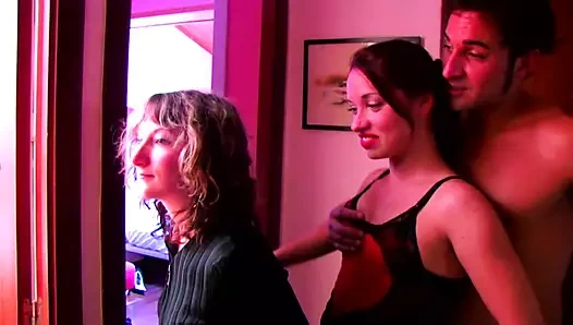 iki alman kızlar alma onların delik iki dudes tarafından tahrip