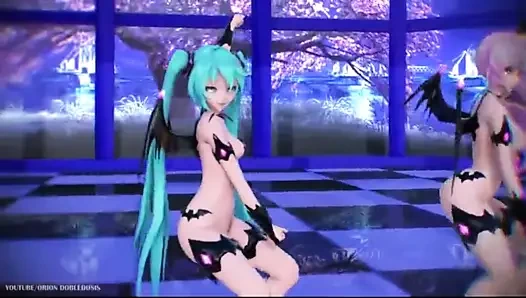 Mmd luka miku succubus öp beni