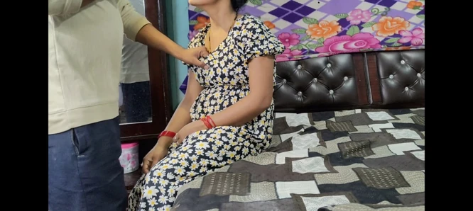 Cute bhabhi ko manakar devar ne kiya maze se sex