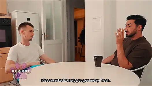 Kisscat Blindfolded Blows Guy Then Enjoys Hard MMF with Francis Cum Covered S1E6