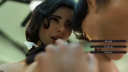 My dance partner teaching me dance