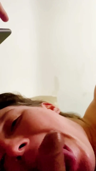 My 55m photographer fucked my mouth and I gave him 2 amazing blowjobs down in my throat gagging me with his huge dick | Clip 2
