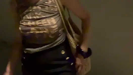 Siiting at a dinner table in this sheer blouse drew attention to people around us, I was feeling extremely sexy tonight