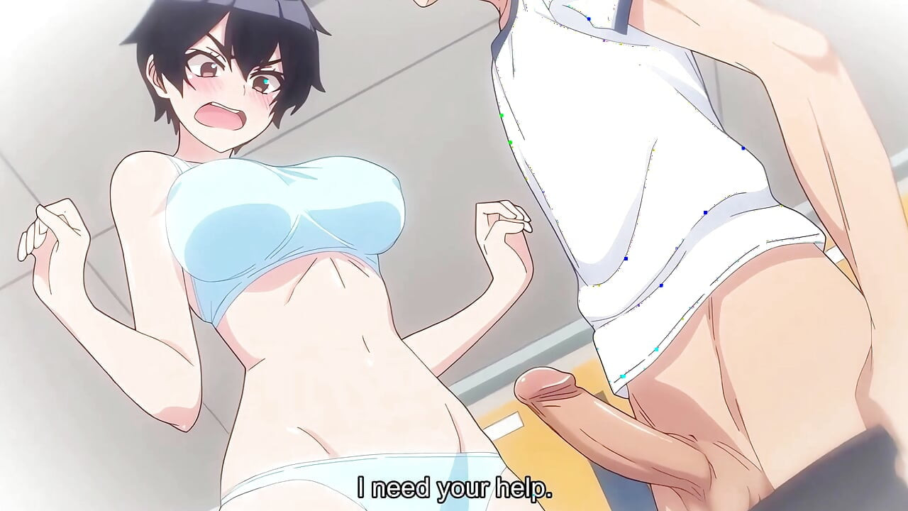 Horny classmates sneak into the empty classroom where she helps his throbbing cock get relief