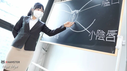 Azgın kadın öğretmenle seks eğitimi