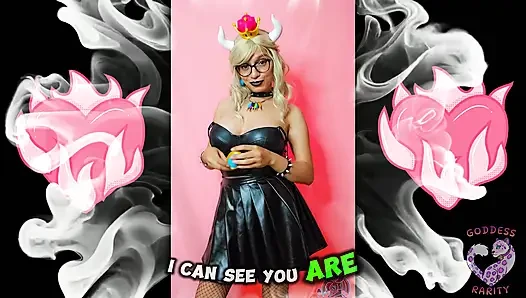 Tanrıça Rarity senin için bowsette olarak soyunuyor