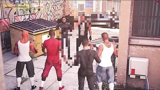 AWAM - где Sophia вмешается, когда мужики пытались сексом с Jessica