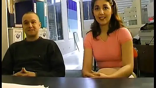 Teddy ve Stephanie ateşli bir oyuncu seçmelerinde.