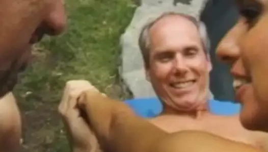 Backyard Swing Party With Horny Neighbors