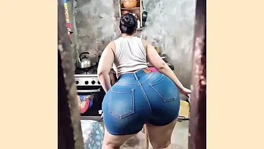 Büyük götlü komşu