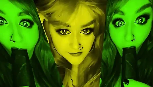 Profesyonel bir tanrıça lana gibi yarakları memnun etmeyi öğrenin