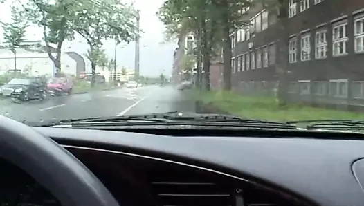 Bir sarışın Alman anneanne içinde çorap seviyor binicilik bir sert pecker