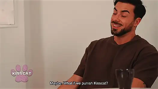 Kisscat Blindfolded Blows Guy Then Enjoys Hard MMF with Francis Cum Covered S1E6